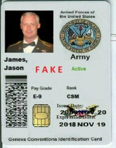 Army Ausweis Fake